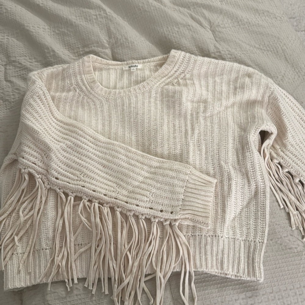 Splendid Britain Fringe sweater L